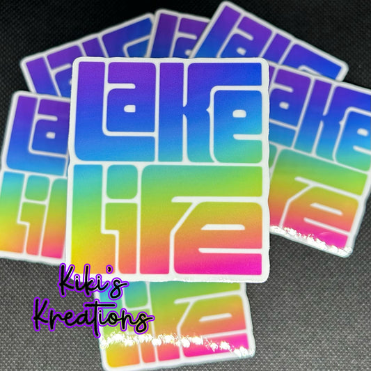 Lake Life Sticker