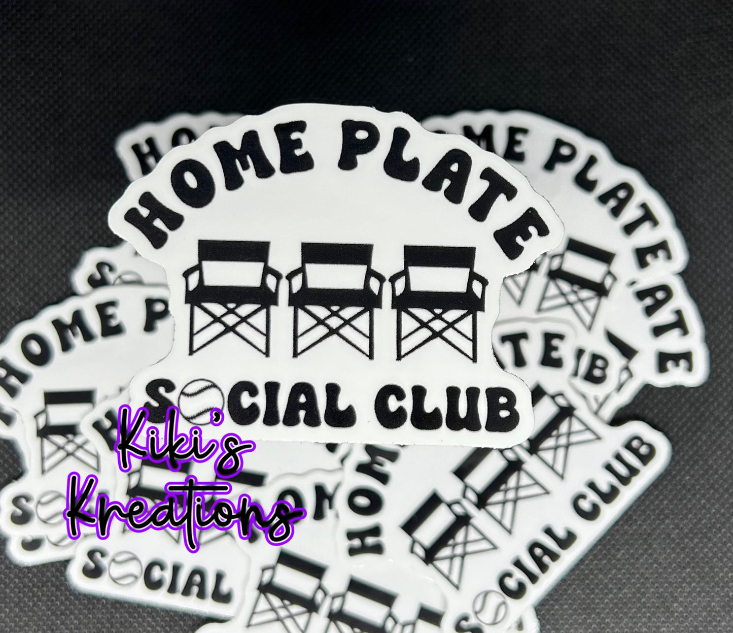Home plate social club Sticker