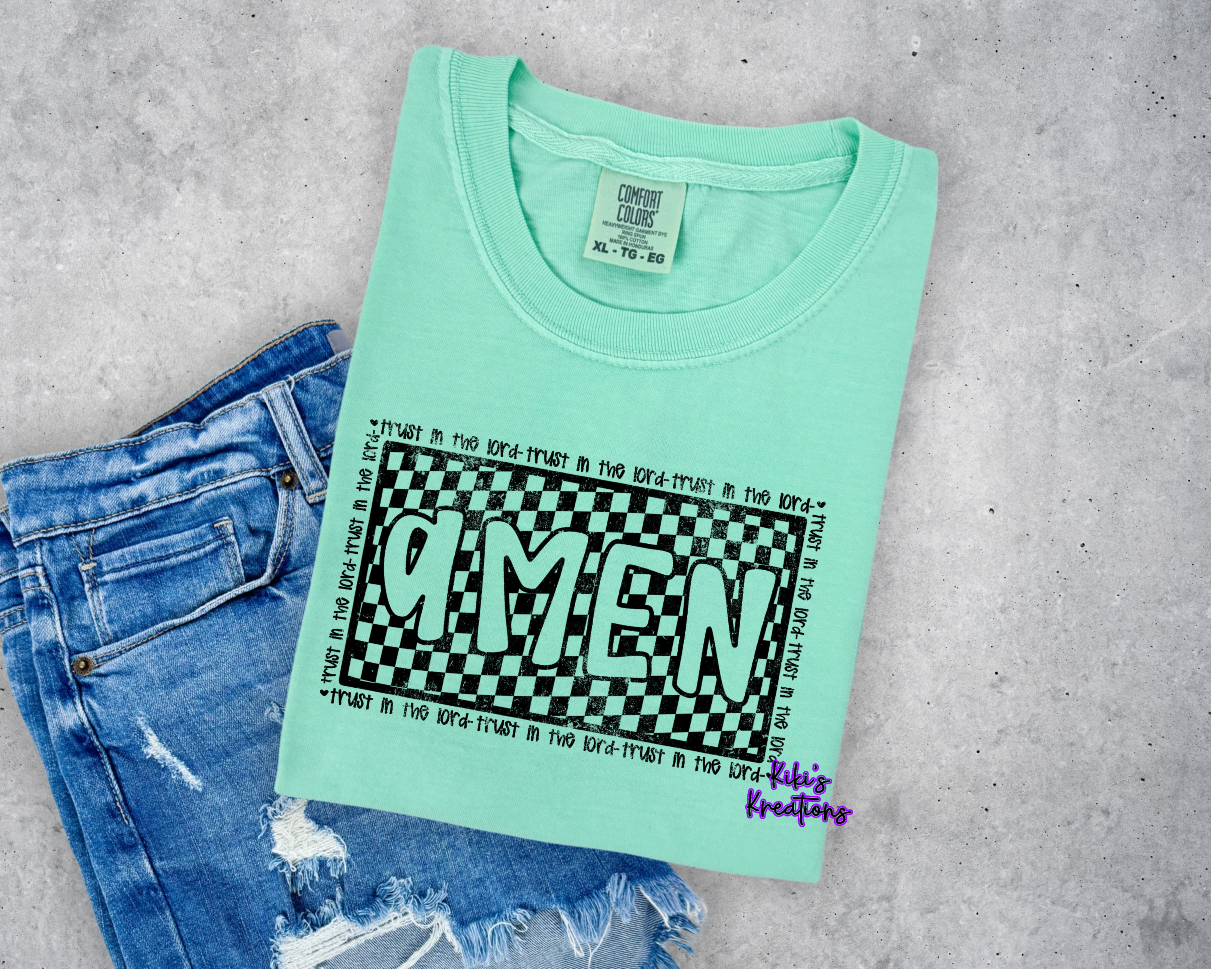 CHECKERED AMEN