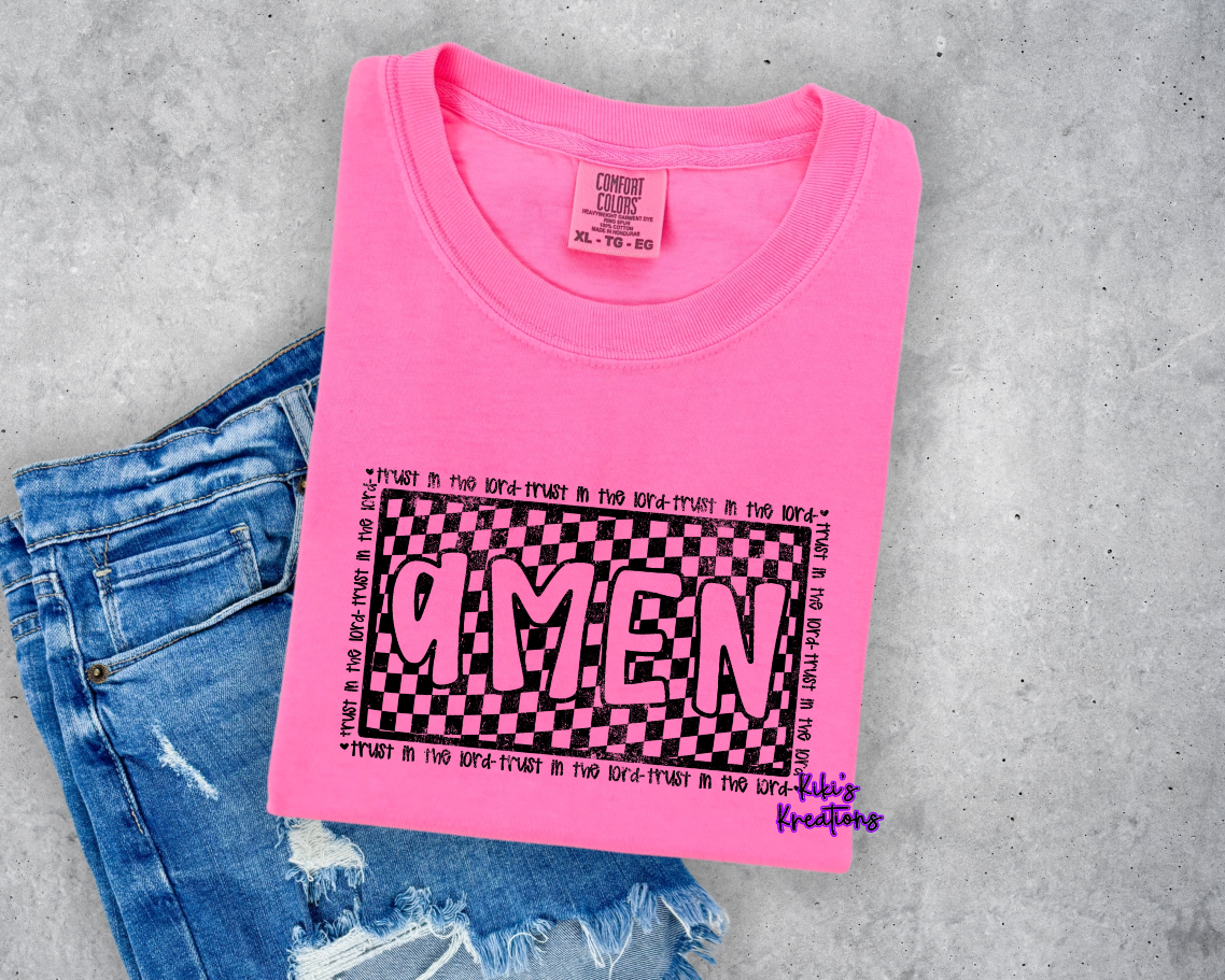 CHECKERED AMEN