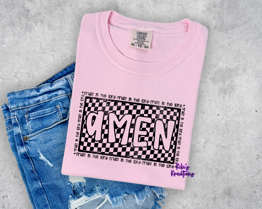 CHECKERED AMEN