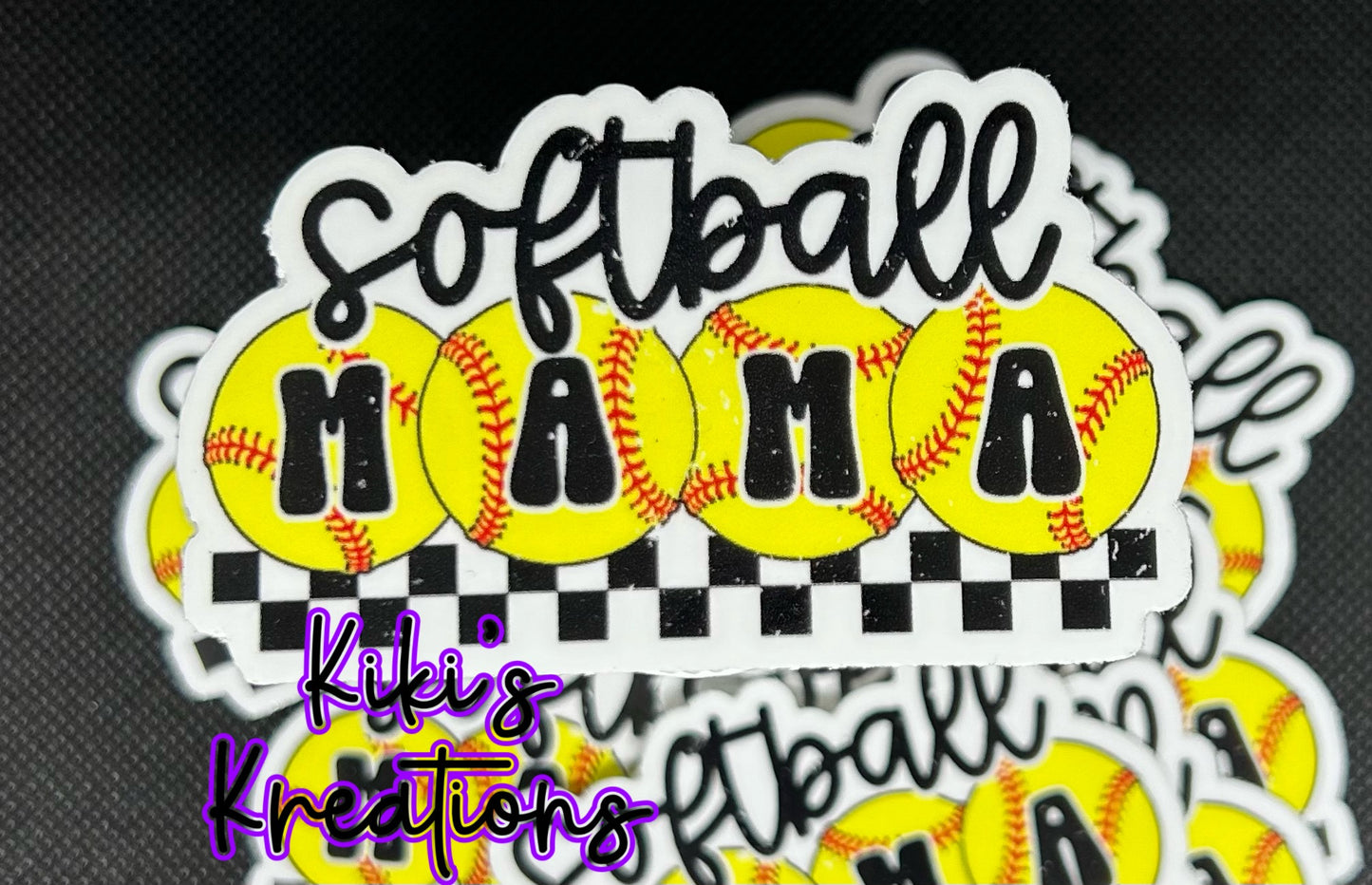 Softball Mama Sticker