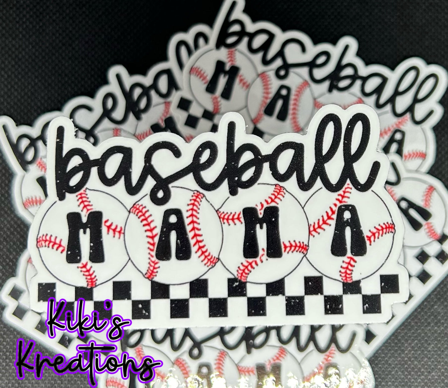 Baseball Mama Sticker