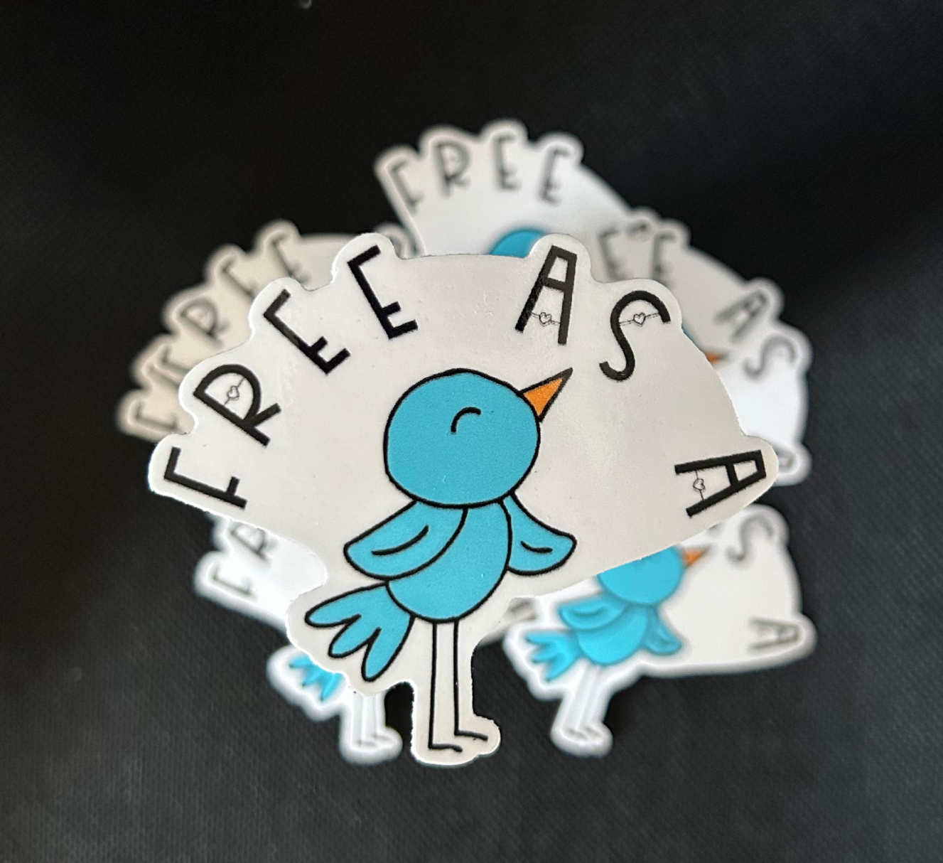 FREE AS A BIRD STICKER