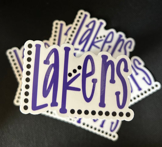 Funky Lakers Sticker