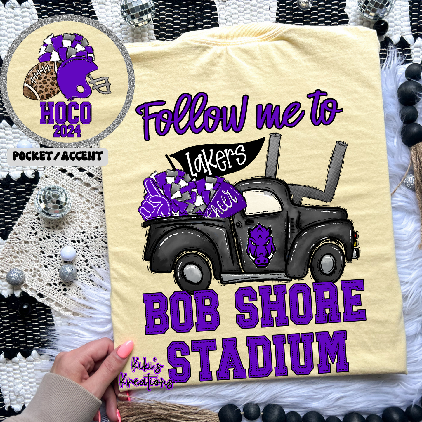 FOLLOW ME TO BOB SHORE STADIUM HOCO 2024