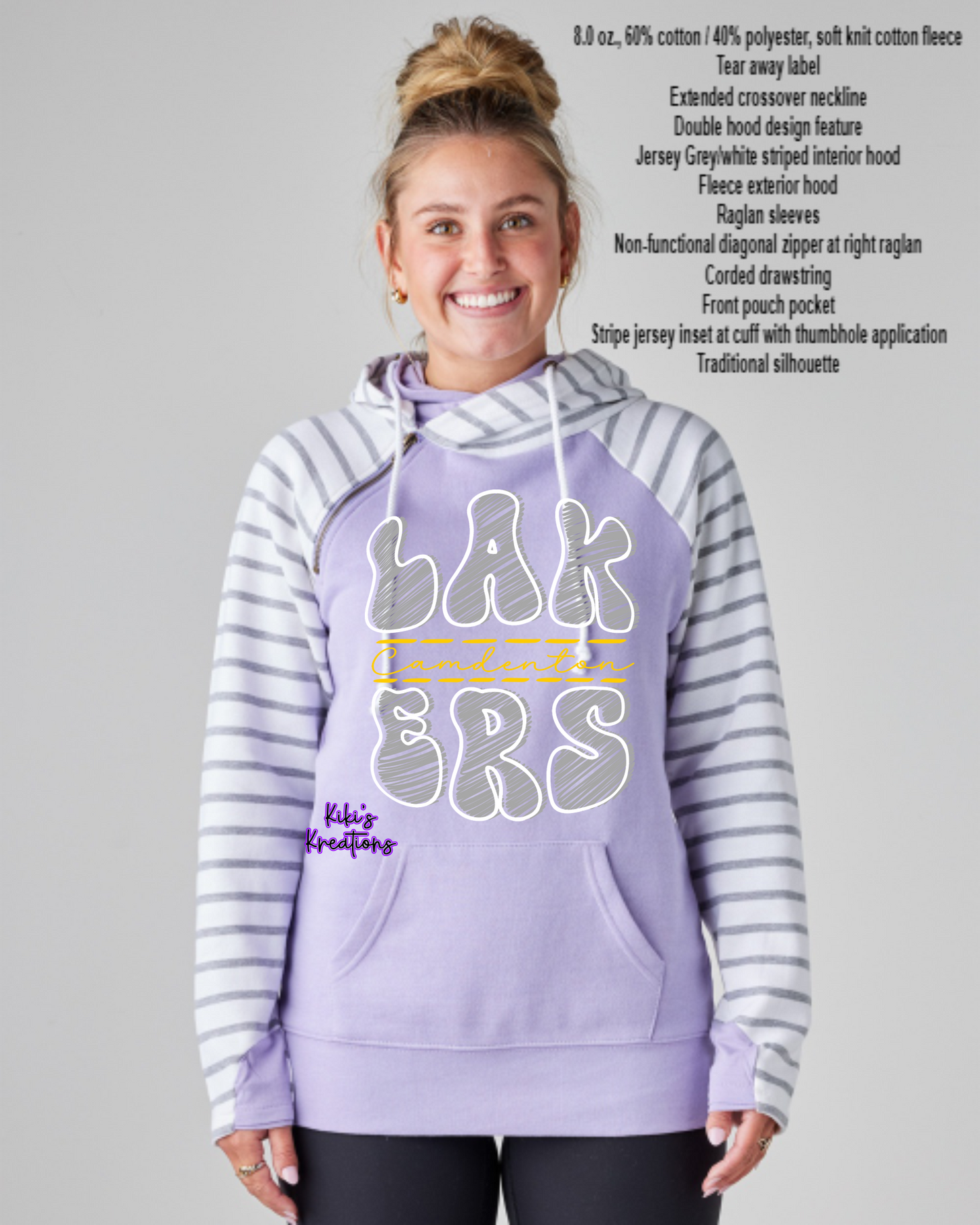ENZA LAKERS SKETCH HOODIE
