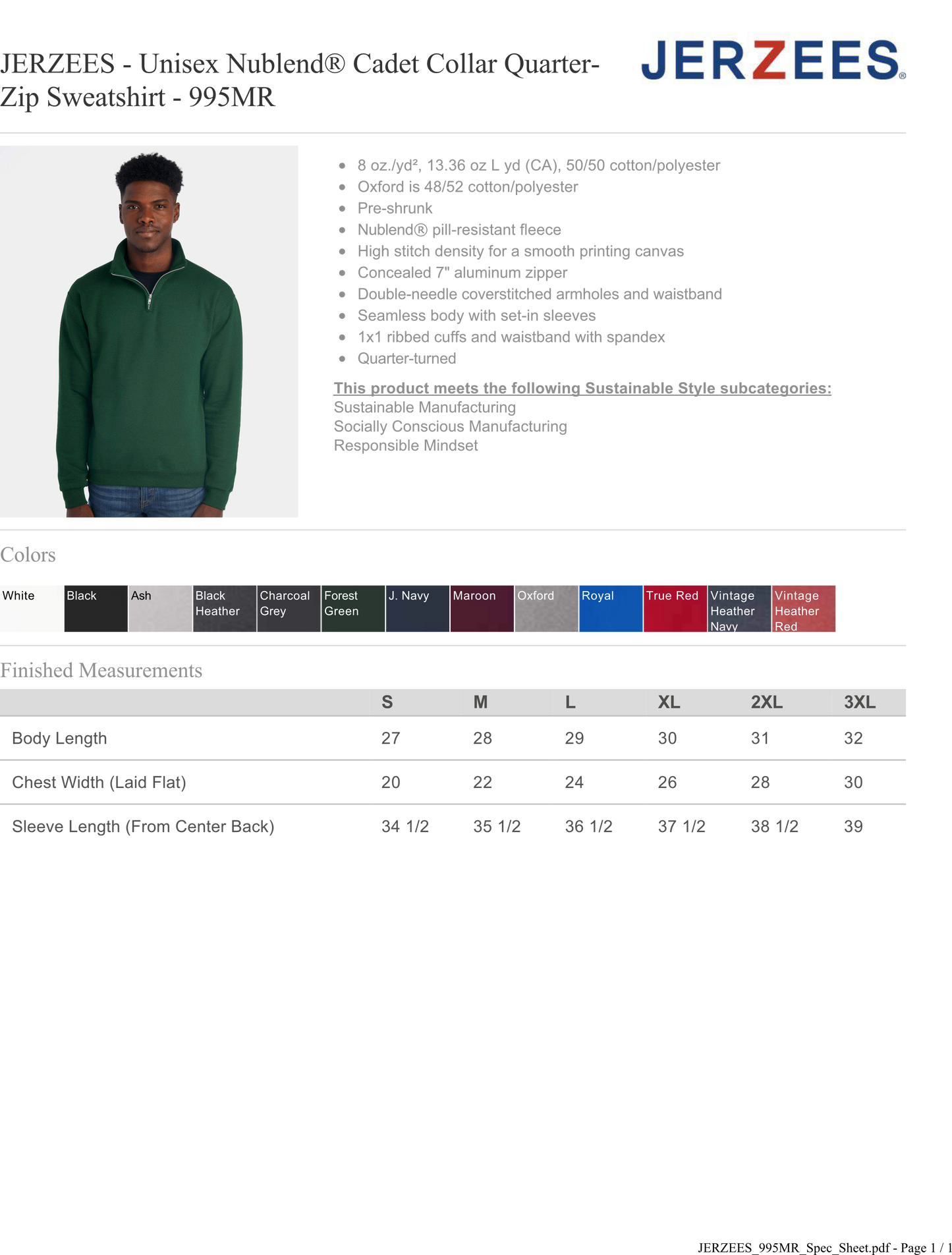 LAKERS (ANY MASCOT) JERZEE PULLOVER