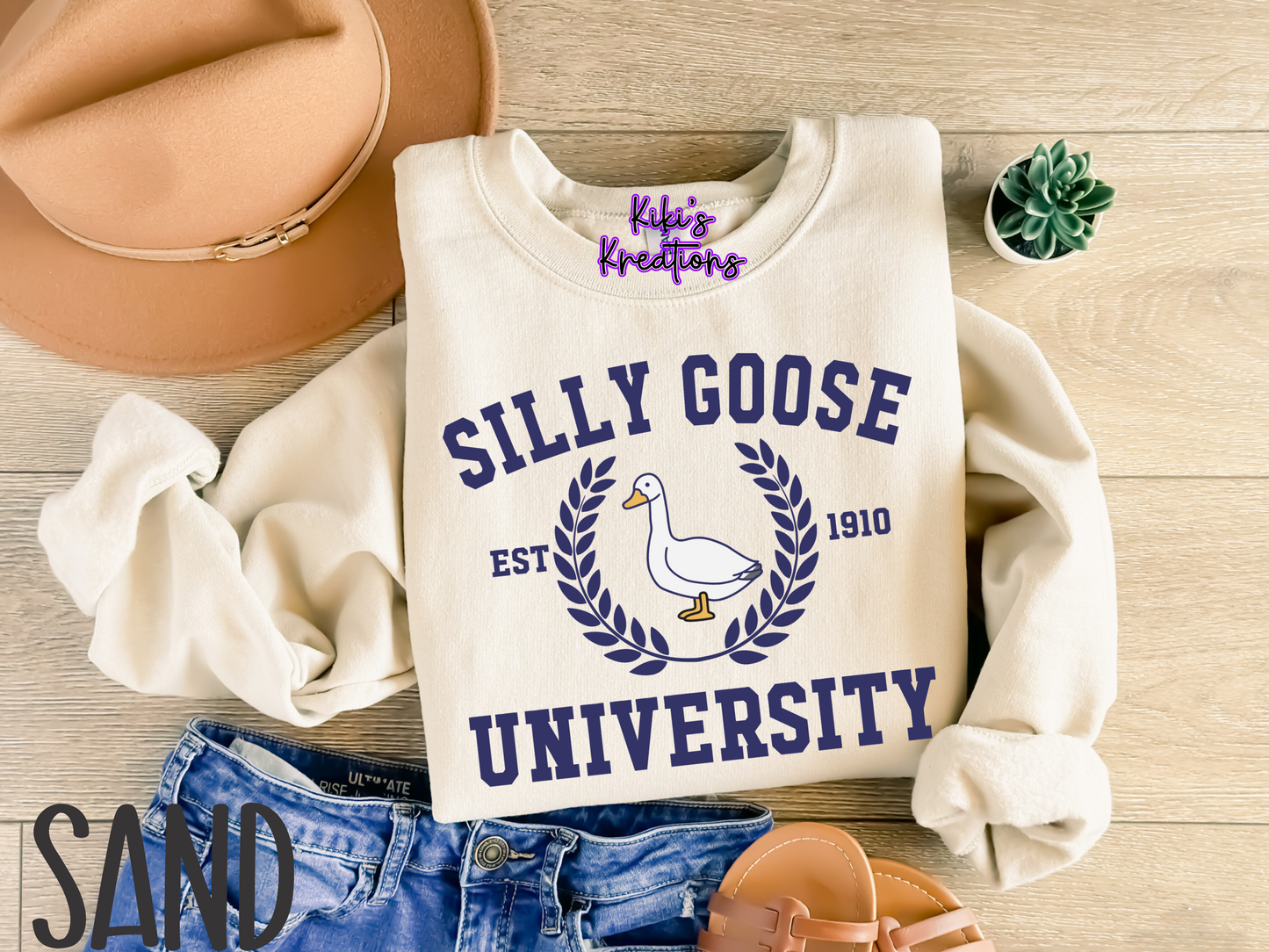 SILLY GOOSE UNIVERSITY CREWNECK