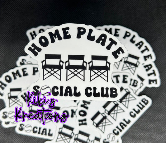 Home plate social club Sticker