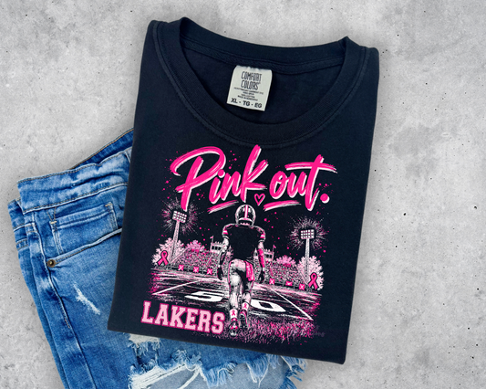 PINKOUT FOOTBALL LAKERS