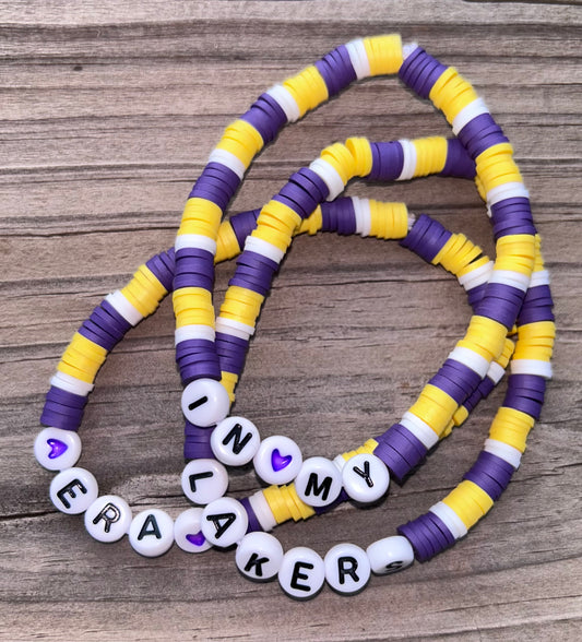 IN MY LAKERS ERA BRACELETS