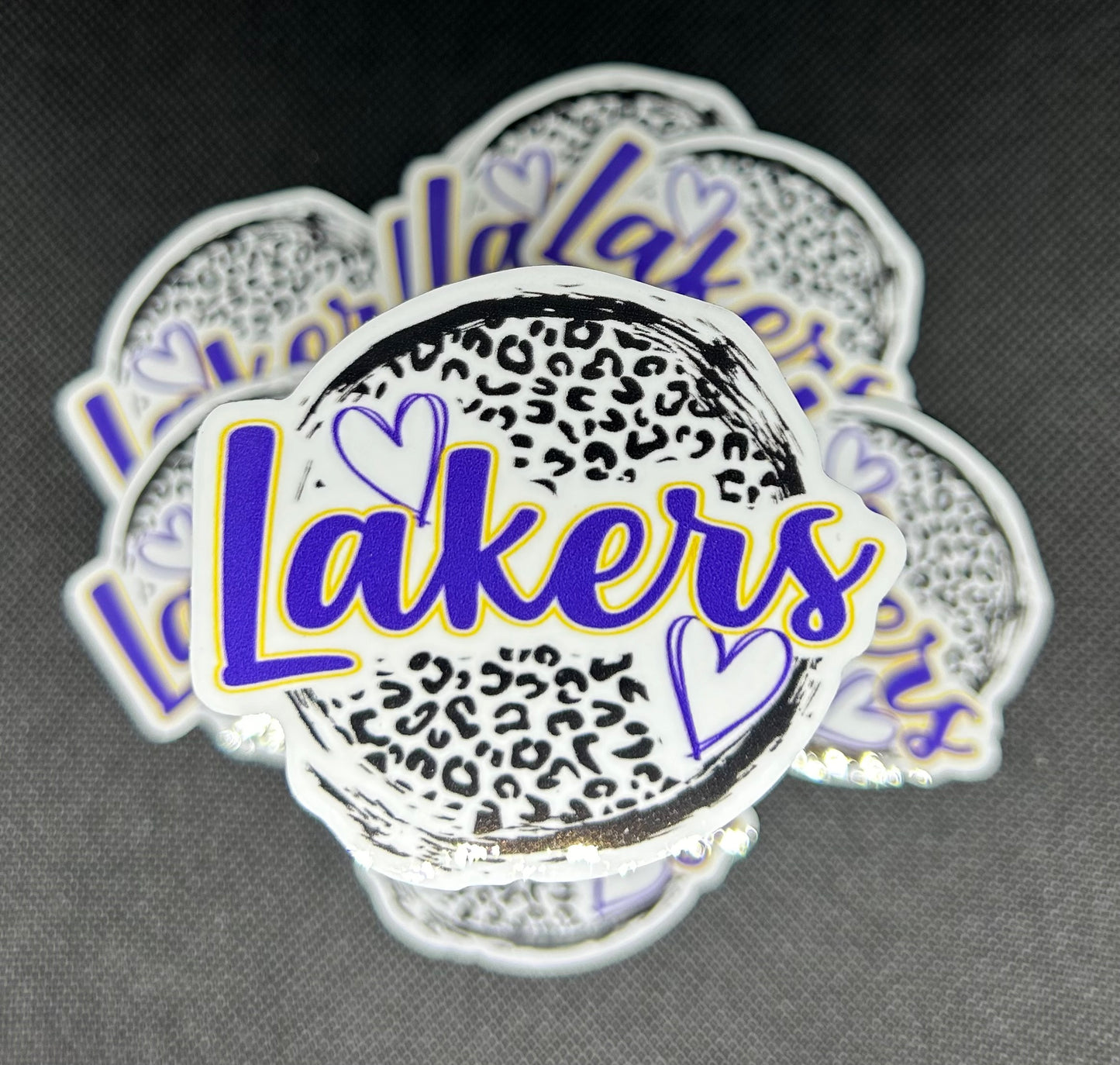 LAKERS LEOPARD STICKER
