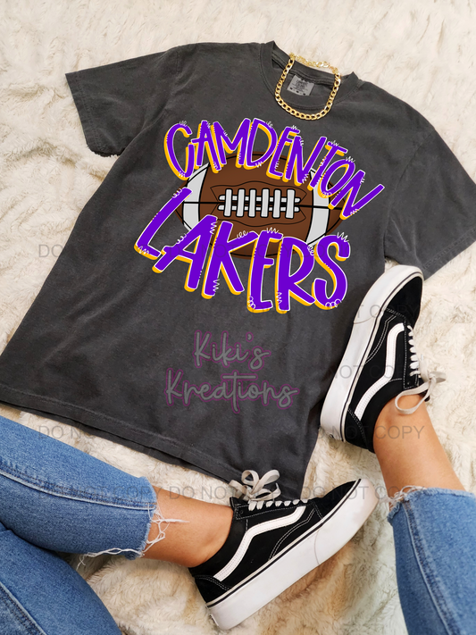CAMDENTON LAKERS FOOTBALL(HAND LETTERED)
