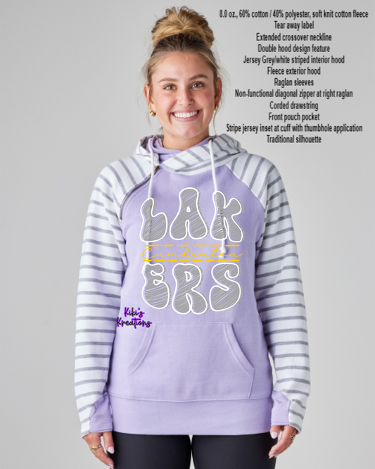 ENZA LAKERS SKETCH HOODIE