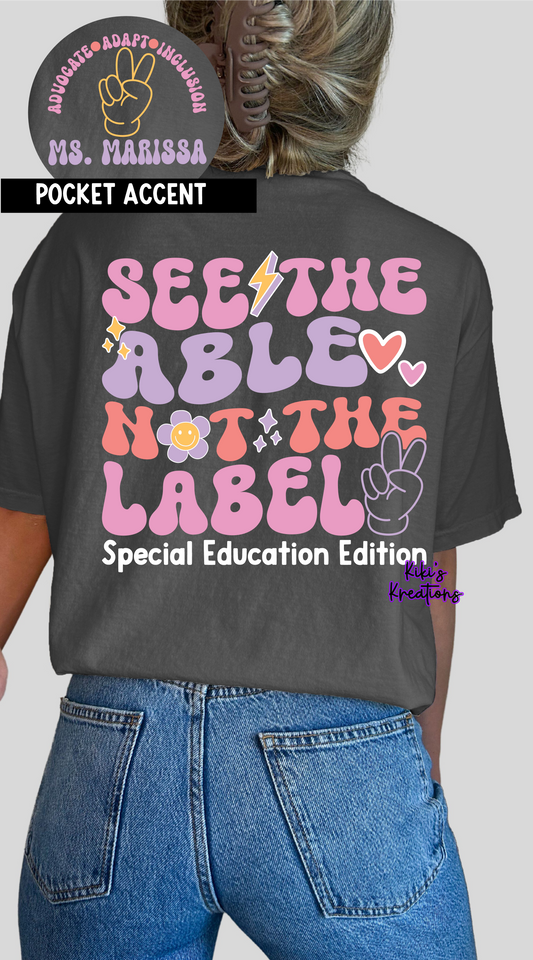 SEE THE ABLE NOT THE LABEL