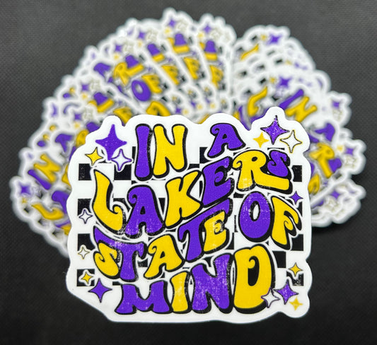 Lakers State of Mind Sticker