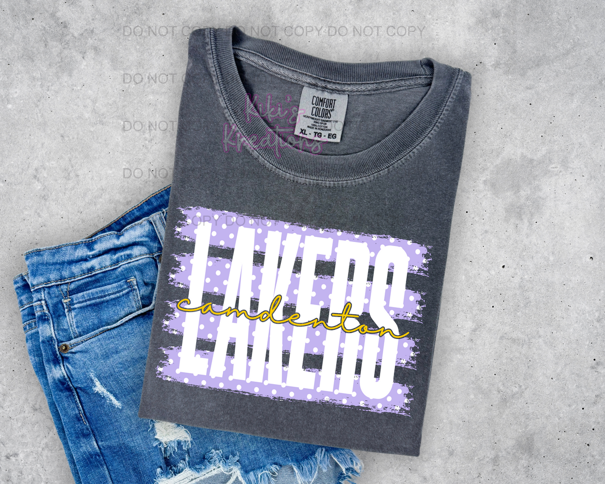 LAKERS STRIPE POLKA DOT